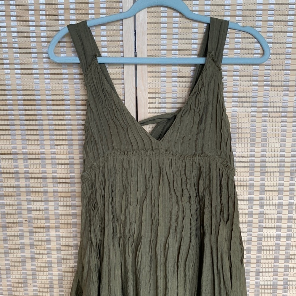 Free People Frankie Pintuck Maxi Dress Size Small, oversized - Picture 4 of 16